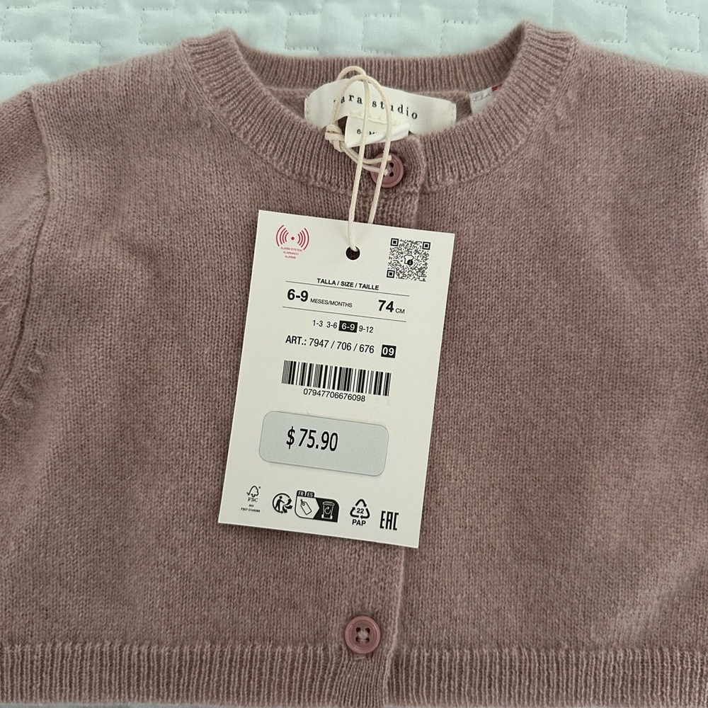 Zara Studio baby cashmere (6-9)